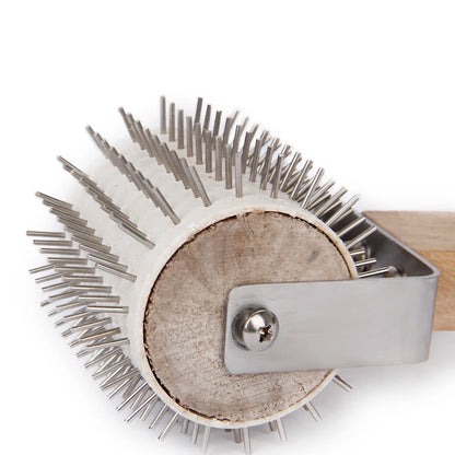 Uncapping Stainless Steel Needle Roller Honeycombs Extracting BeeKeeping