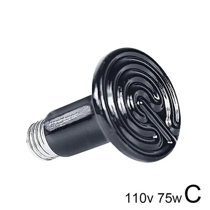 1pcs Ceramic Heat Emitter Night Heat Lamp Bulbs For Bearded Dragon Gecko Lizard Snake Chicken R0k8