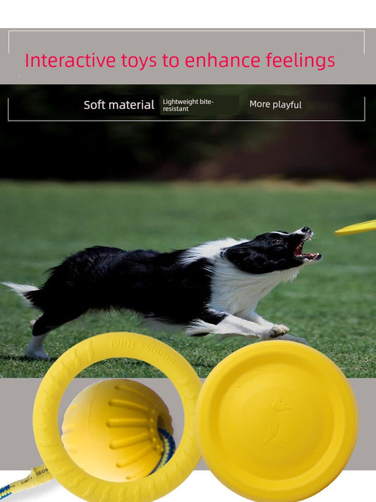 Large Dog Interactive Ring Golden Retriever Floating Water Relieving Stuffy Dog