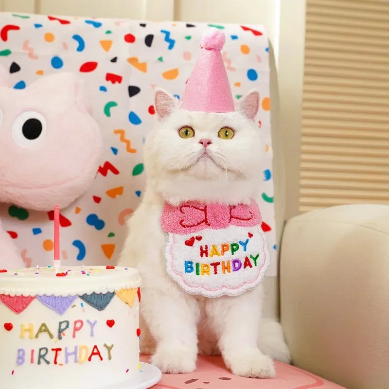 Birthday Hat & Bandana Set