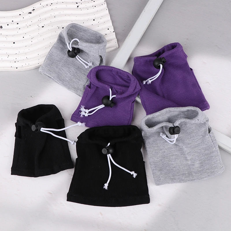 Cute Lizard Clothes Round Neck Sleeveless Pullover Top Breathable Reptile Bearded Dragon T-Shirt Vest Top Small Animals Clothes