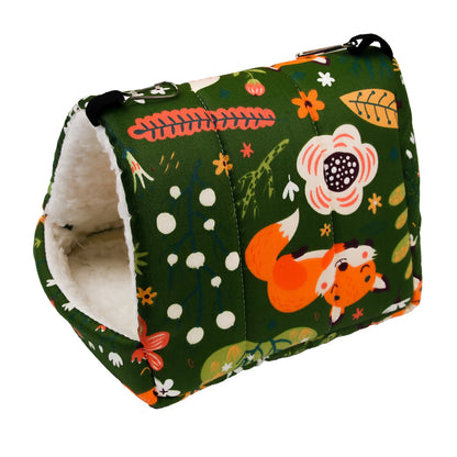 Autumn Winter Parrot Nest House Comfortable Hammock Hanging Cage Plush Thickened Sleeping Bed Cave For Bird Pet Accessories