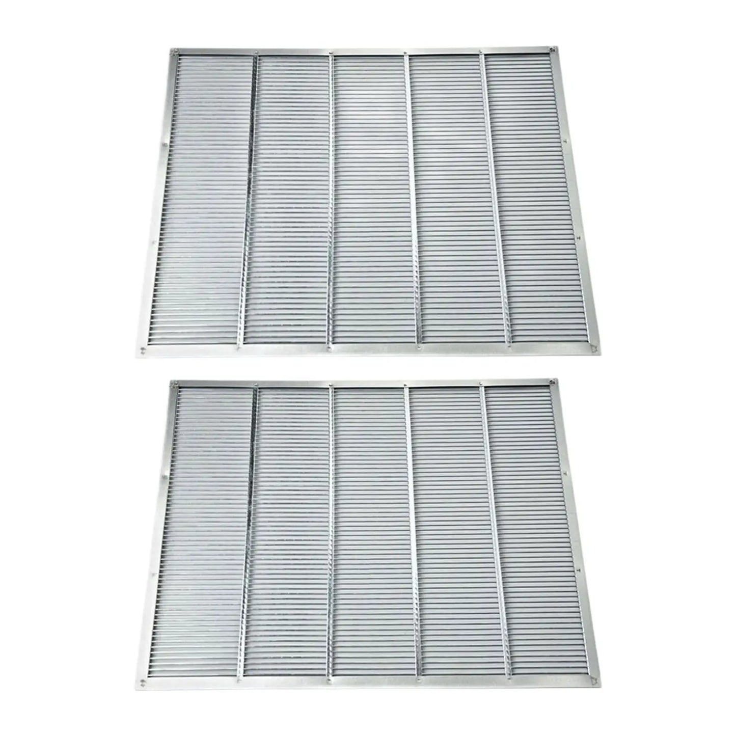 2x Queen Excluders Stainless Steel Wooden Beehives Equipment Beekeeping Tool for