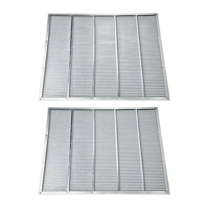 2x Queen Excluders Stainless Steel Wooden Beehives Equipment Beekeeping Tool for