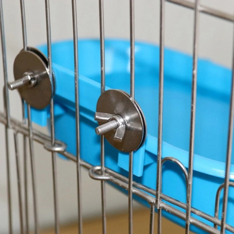 Screw Bird Bathtub for Parrots Birdcage Hanging Shower Basin Parrot Bathing Tray Cage Bathing Tub for Various Size Bird