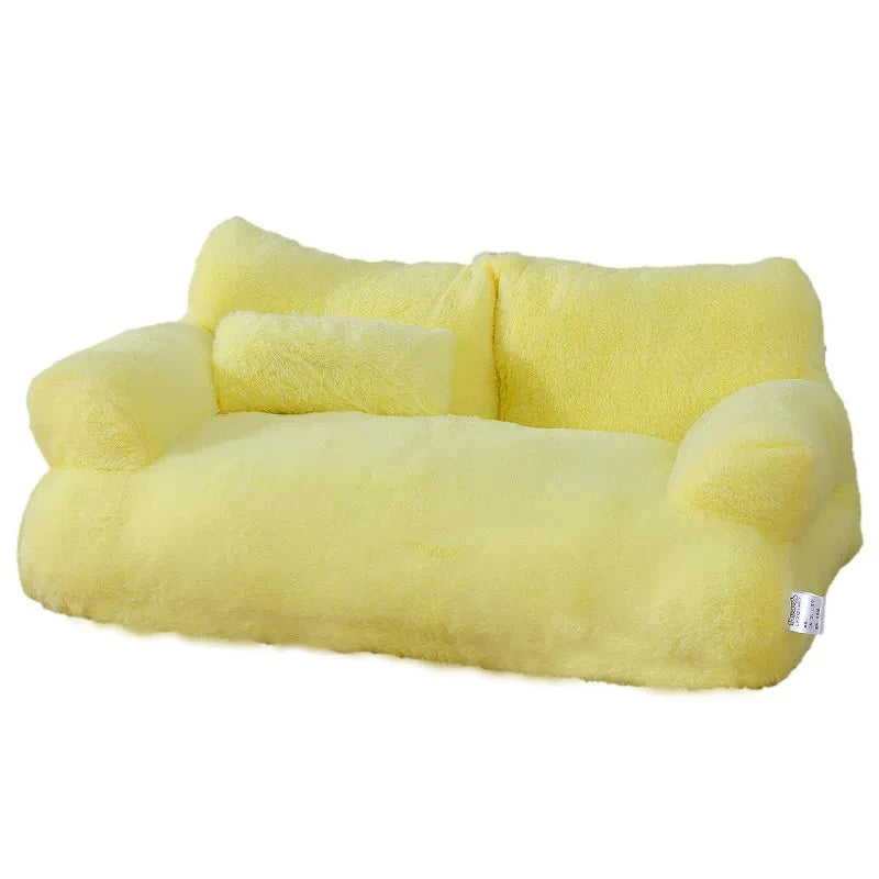 Luxury Plush Cat Bed Sofa