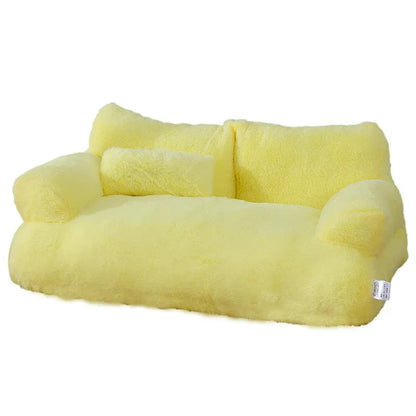 Luxury Plush Cat Bed Sofa