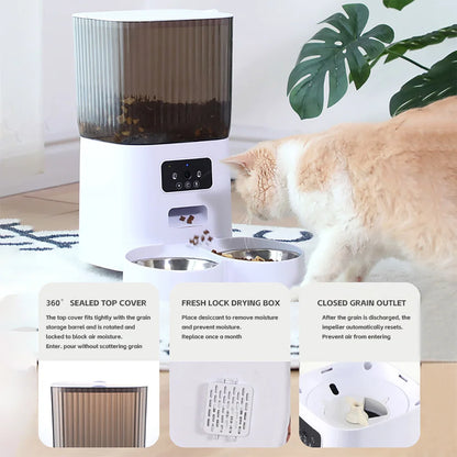 Smart Cat Feeder with Camera
