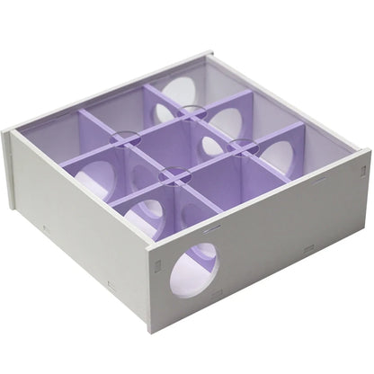 Hamster House Maze 9 Chambers 10 Holes Tunnel Exploring Toys Clear Cover for Dwarf Hamster Mini Gerbils Small Mice Drop Shipping