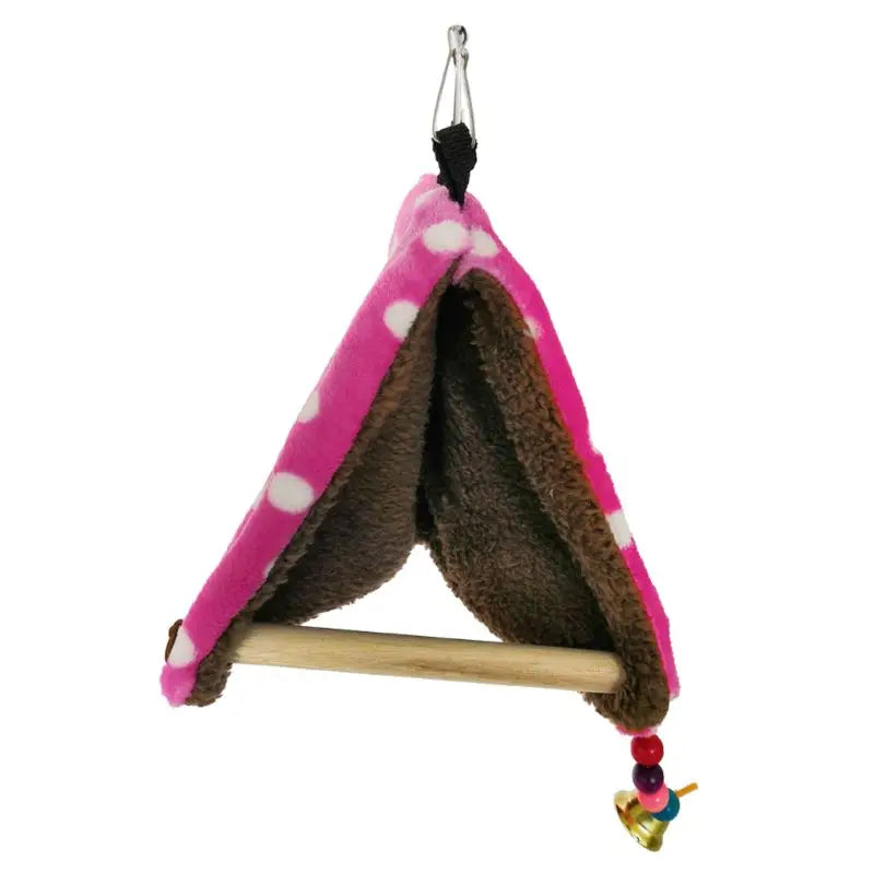 Parrot Nest Pet Bird Snuggle Hammock Hanging Plush Cave Cage Tent Bed for Parrot Cockatoo Conure Lovebird Finch