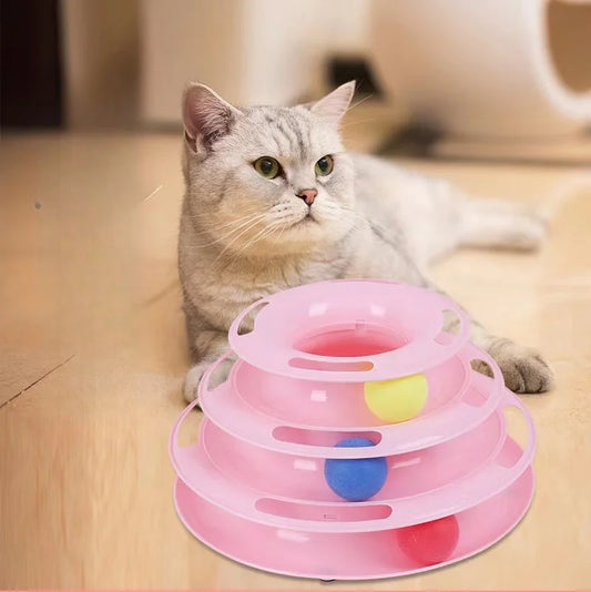4-Level Interactive Cat Toy