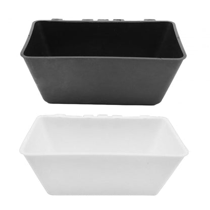 Hanging Fence Feeder Goat Feeder Multipurpose Poultry feed Trough feed Trough Water Bucket for Duck Chicken Piglets Sheep Horse