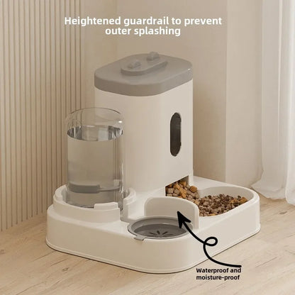 Automatic Feeder with Water Fountain