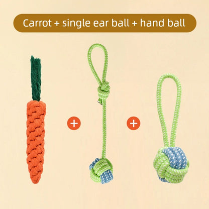 Knot Ball Labrador Border Collie Golden Retriever Tug of War Rope Dog