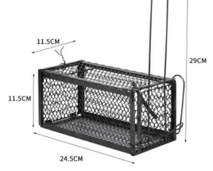 1pc Iron Sensitive Rat Trap Rat Catcher Cage for Chipmunks Rats Hamsters Similar-sized Live Rodents