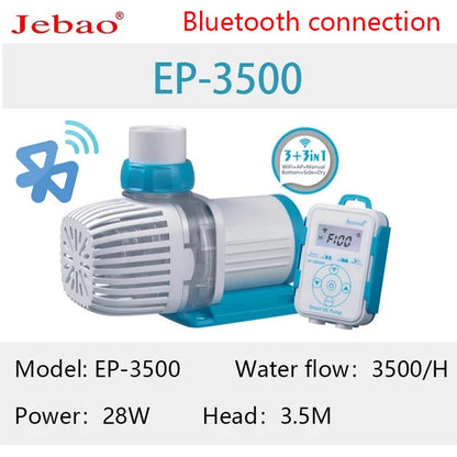 Jebao 2023 New Water Pump Ultra-quiet EP Submersible Water Pump Fountain Pump Filter Fish Pond Aquarium Bottom Suction Pump