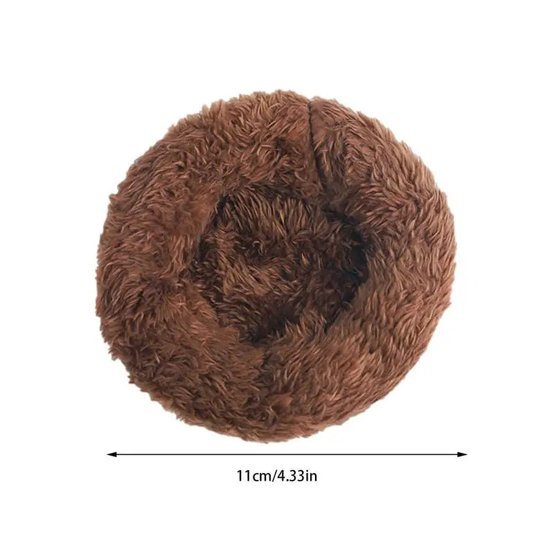 Bird Cotton Nest Coconut Shell Parrot Warm Nest Mat Bird Sleeping Tool with Thickened Edge for Lovebird Budgie Parakeet Conure