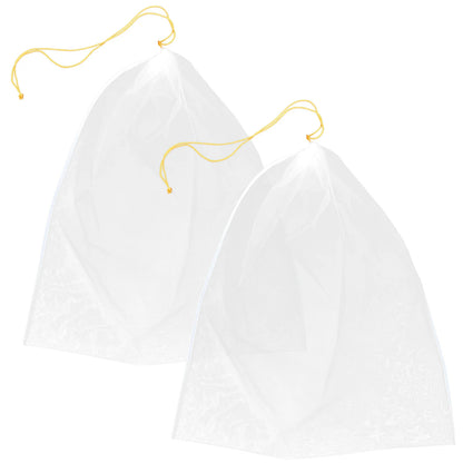 2 Pcs Honey Filter Net Filtration Beekeeping Equipment Household Bag Tool Nylon Fruit