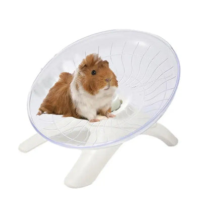 Hamster Running Wheel Super Silent 7 Inch Acrylic Running Disc Toy Thickened And Sturdy Hamster Accessories For Hamsters Gerbils