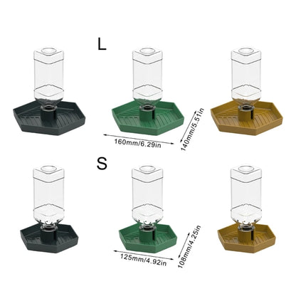 Reptiles Drinking Bowl Water Bottle and Water Feeder For Turtles Lizards And Bearded Dragons Pet Watering Supply Dropsale