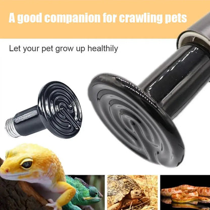1pcs Ceramic Heat Emitter Night Heat Lamp Bulbs For Bearded Dragon Gecko Lizard Snake Chicken R0k8