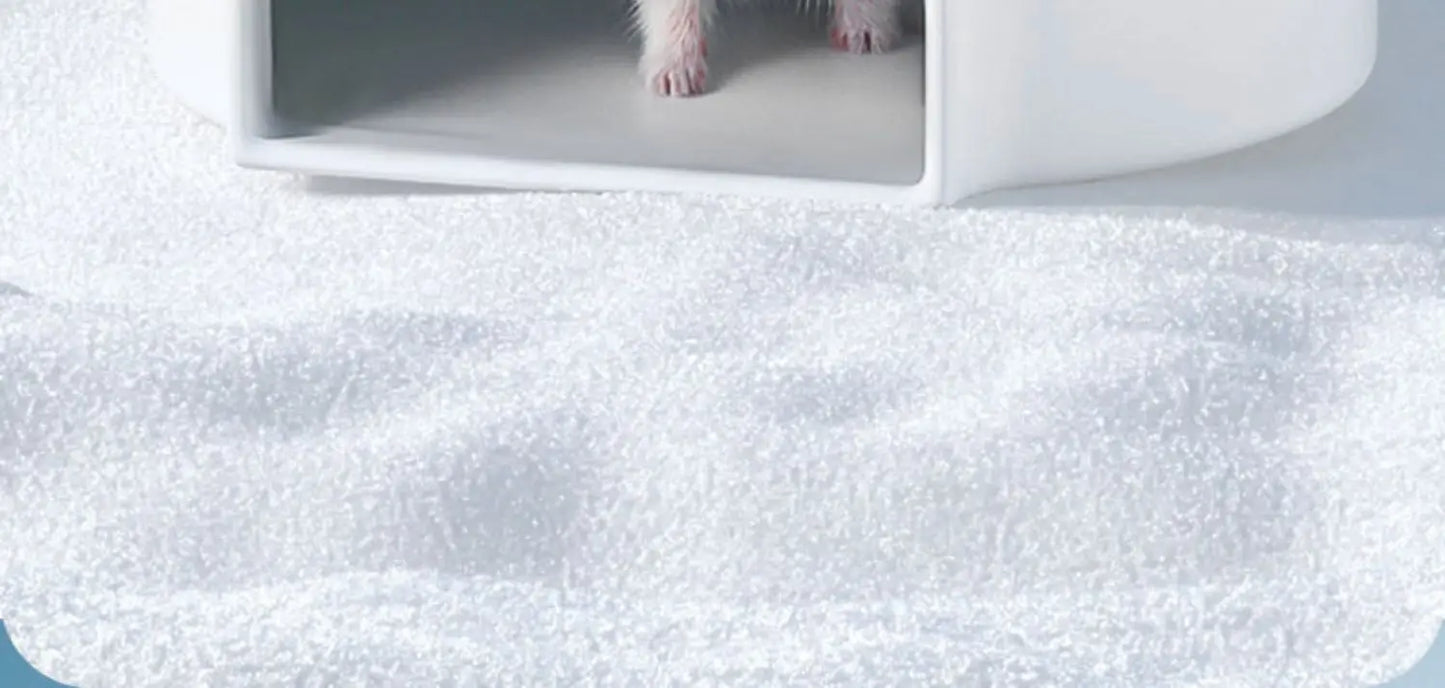 Hamster Nest Water Drop Ceramic Sleeping Nest Cooling House Small Igloo Rabbit Summer Supplies