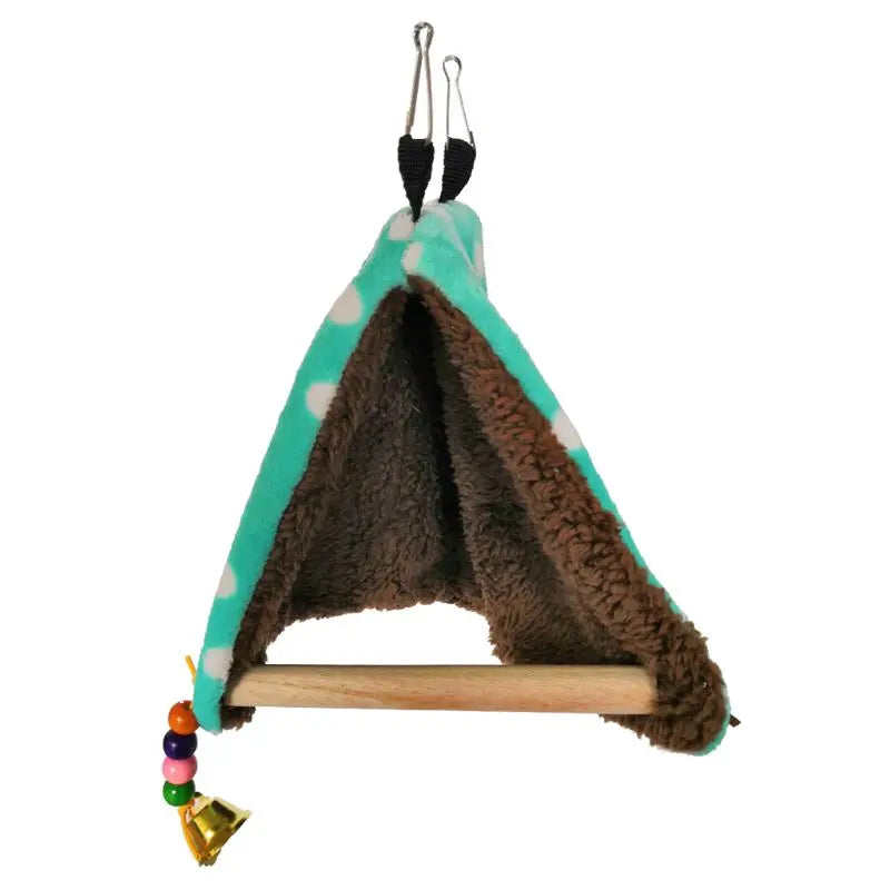 Parrot Nest Pet Bird Snuggle Hammock Hanging Plush Cave Cage Tent Bed for Parrot Cockatoo Conure Lovebird Finch