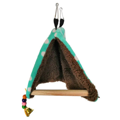 Parrot Nest Pet Bird Snuggle Hammock Hanging Plush Cave Cage Tent Bed for Parrot Cockatoo Conure Lovebird Finch