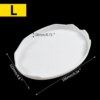 Reptile Food Bowl, Water Bowl, Eggshell Shape for Turtles, Lizards, Geckos, Bearded Dragons and Other Amphibians