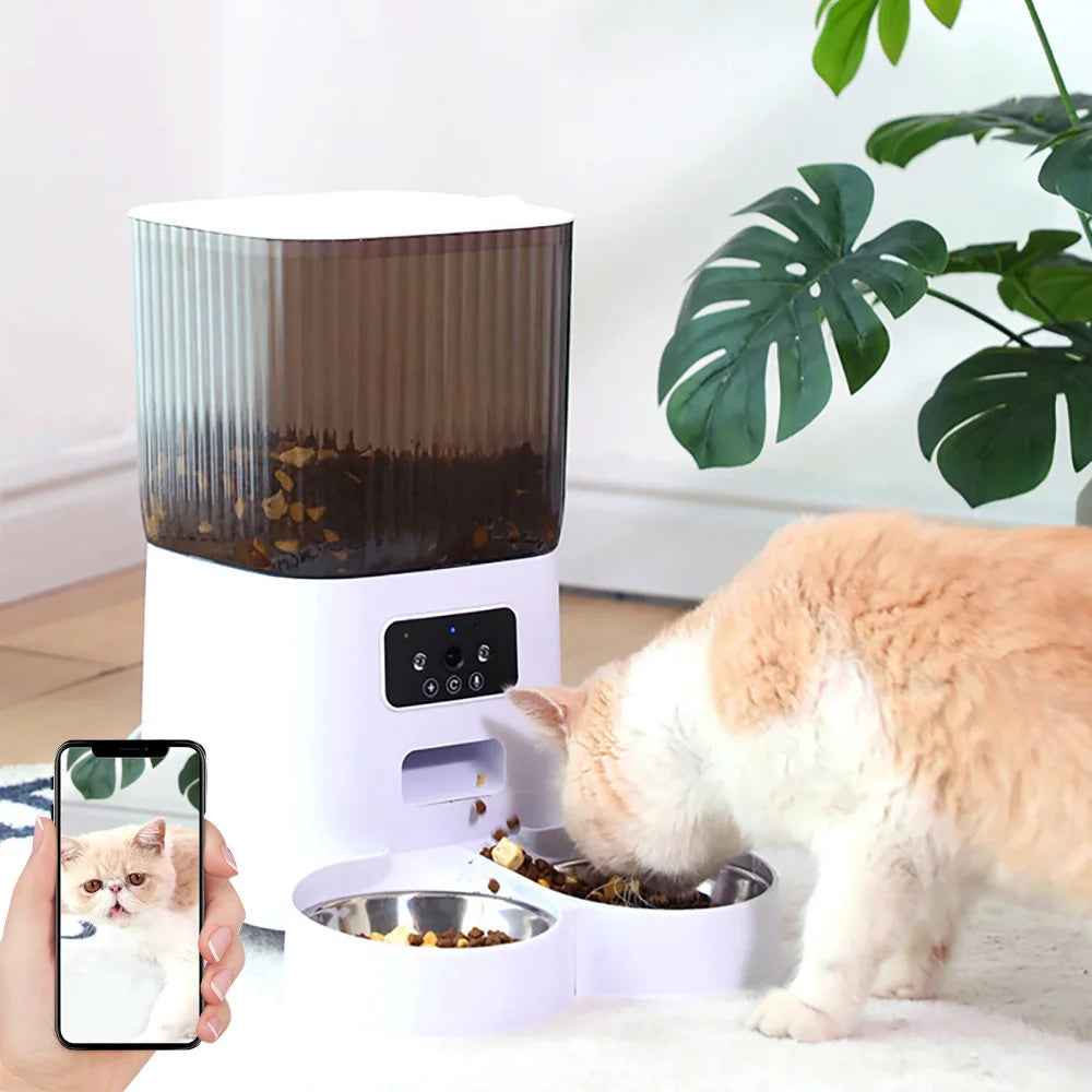 Smart Cat Feeder with Camera