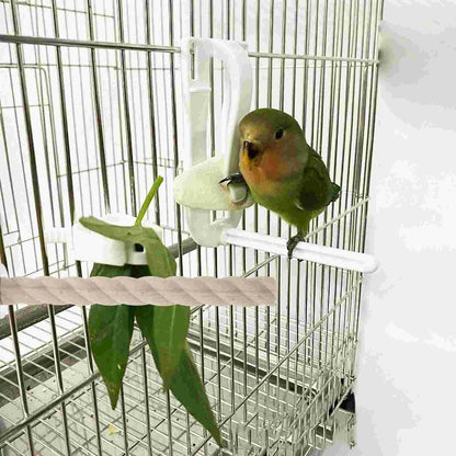 Bird Toy Parrot Perch Cage Accessories Parakeet Stand Wooden Perches for Birdcage Cockatiels