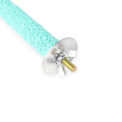 Colored Quartz Sand Pet Parrot Raw Wood Fork Tree Branch Stand Rack Squirrel Bird Hamster Branch Perches Chew Bite Toys Stick