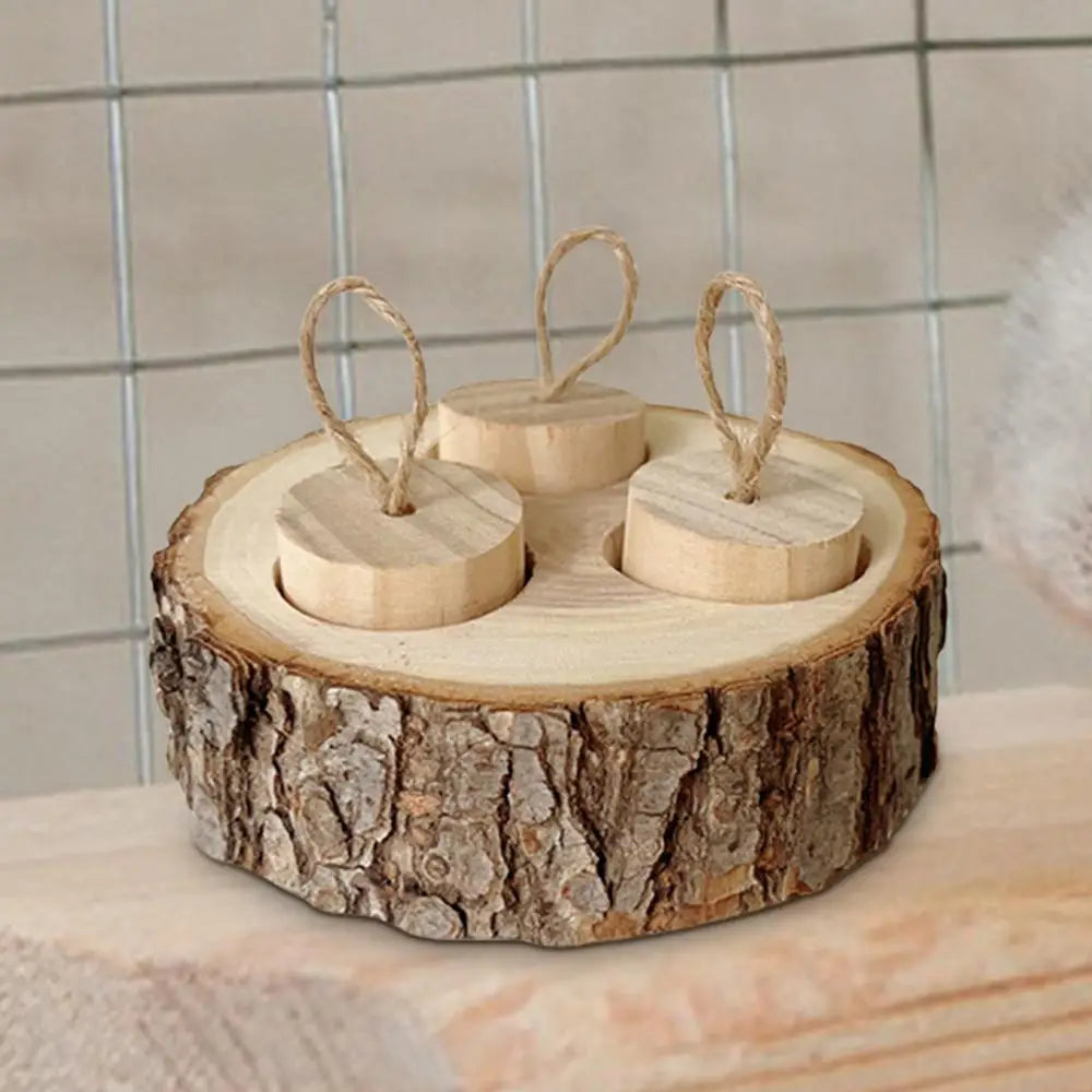 Hamster Enrichment Foraging Toys Wooden Snuffle Rabbit Toy Wooden Interactive Enrichment Treat Dispenser For Gerbils Rats