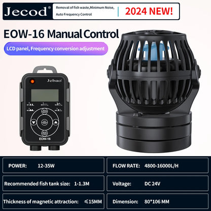Jebao Jecod New EOW Aquarium Wave Maker Water Pump Filter 12V 24V Fountain Pump Fish Tank WIFI Ultra Quiet Frequency Smart Pump