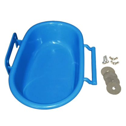 Screw Bird Bathtub for Parrots Birdcage Hanging Shower Basin Parrot Bathing Tray Cage Bathing Tub for Various Size Bird