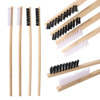 2 Pcs Bird Cage Cleaning Brush Long Wooden Handle Multi-function Bird Cleaning Supplies Durable Suitable For Parrot Cage Brush