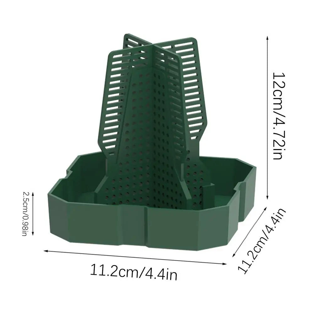 Bearded Dragon Feeder Chameleon Feeder Tank And Aquarium Accessories Professional Live Worm Organizer Anti-Escape Superworm