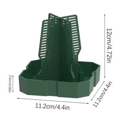 Bearded Dragon Feeder Chameleon Feeder Tank And Aquarium Accessories Professional Live Worm Organizer Anti-Escape Superworm