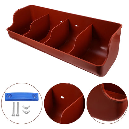 Automatic Goat Supplies Cow Drinking Water Bowl 46x18cm Plastic Horse Feeder Chicken Bucket