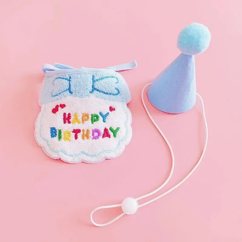 Birthday Hat & Bandana Set