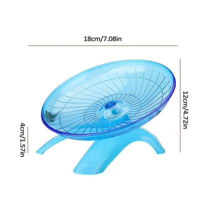 Hamster Running Wheel Super Silent 7 Inch Acrylic Running Disc Toy Thickened And Sturdy Hamster Accessories For Hamsters Gerbils