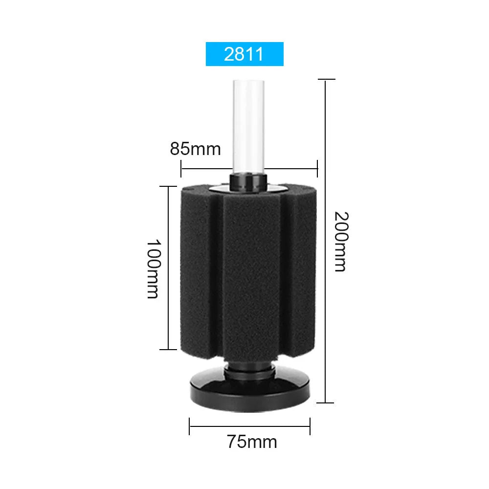 Water Fairy Biochemical Cotton Filter  SG-2810 SG-2811 Mini Fish Tank Pneumatic Filter Silent Narcissus Sponge Filter Aquarium