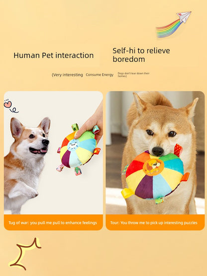 Toy Self-Hi Relieving Stuffy Corgi Consumes Puppy Dogs