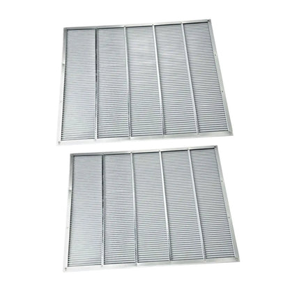 2x Queen Excluders Stainless Steel Wooden Beehives Equipment Beekeeping Tool for