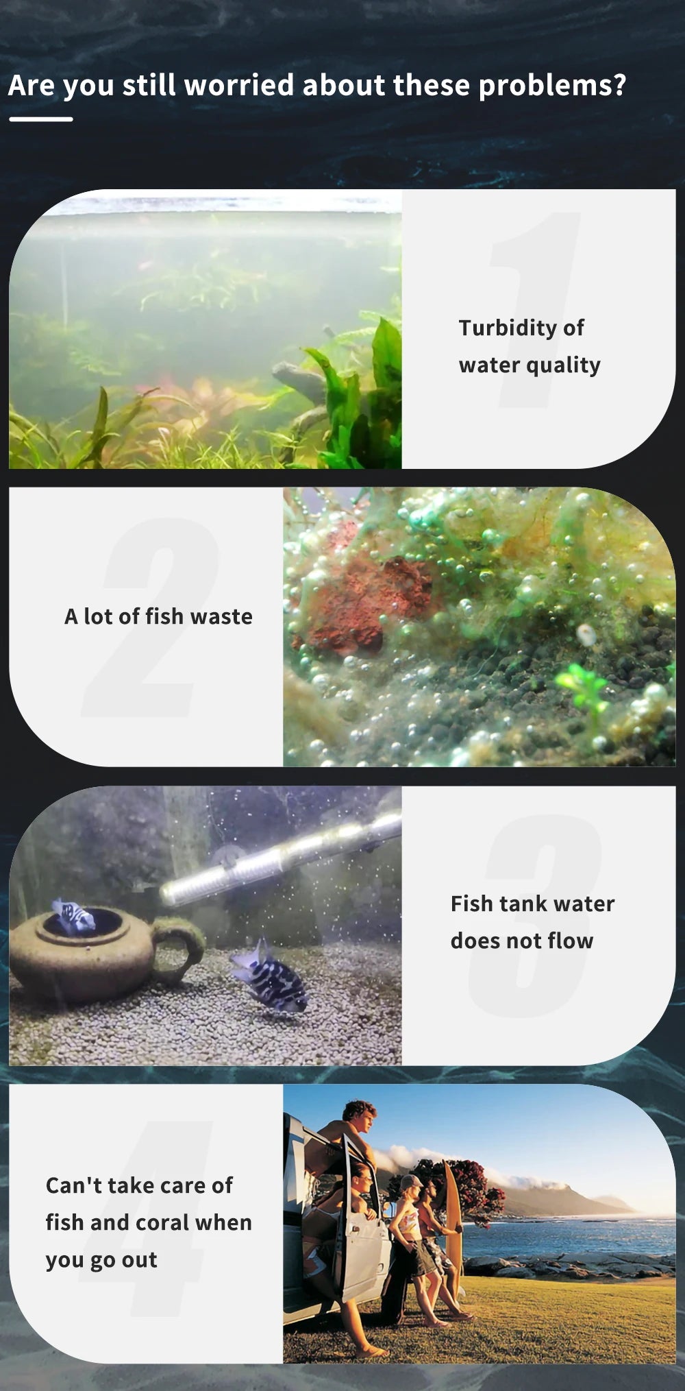 Jebao Jecod New EOW Aquarium Wave Maker Water Pump Filter 12V 24V Fountain Pump Fish Tank WIFI Ultra Quiet Frequency Smart Pump