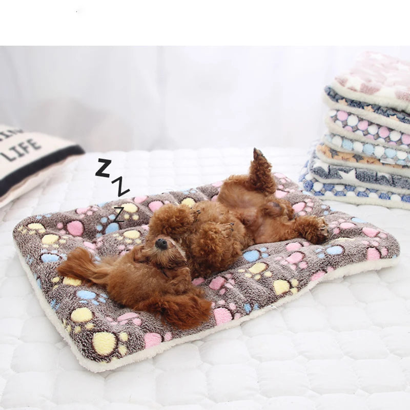 Soft Flannel Pet Bed Blanket