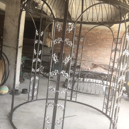 Bird Cage Outdoor Garden Shopping Mall Hot Pot Restaurant Oversized Bird Cage Metal Giant Cage