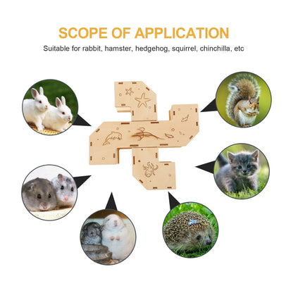 Hamster Tunnel Toy Plaything Small Pet Hidden House Gerbil Labyrinth Climbing Toys