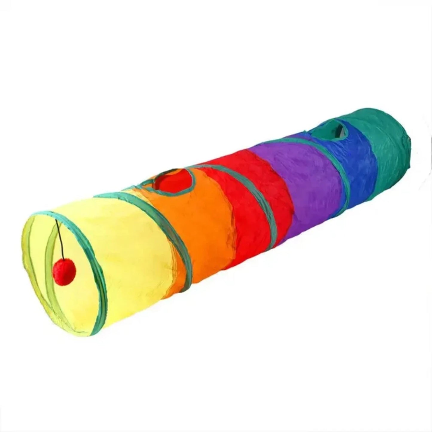 Foldable Cats Tunnel for Interactive Pet Training Fun - Kitty, Puppy, Kitten, and Rabbit Tube Toy to keep your pets entertained