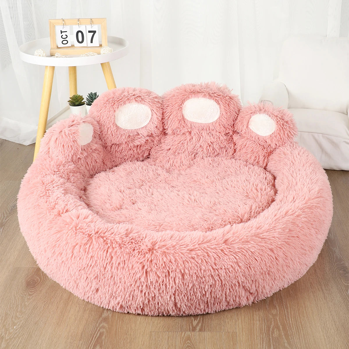 Fluffy Dog Bed Sofa Basket